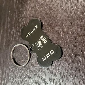 black end yulin dog tag
